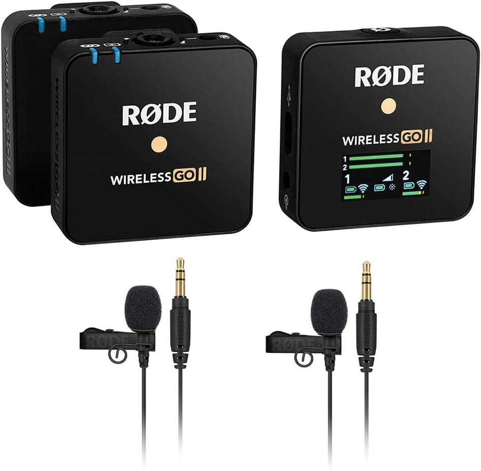 Rode Wireless GO II mic system with lavaliers