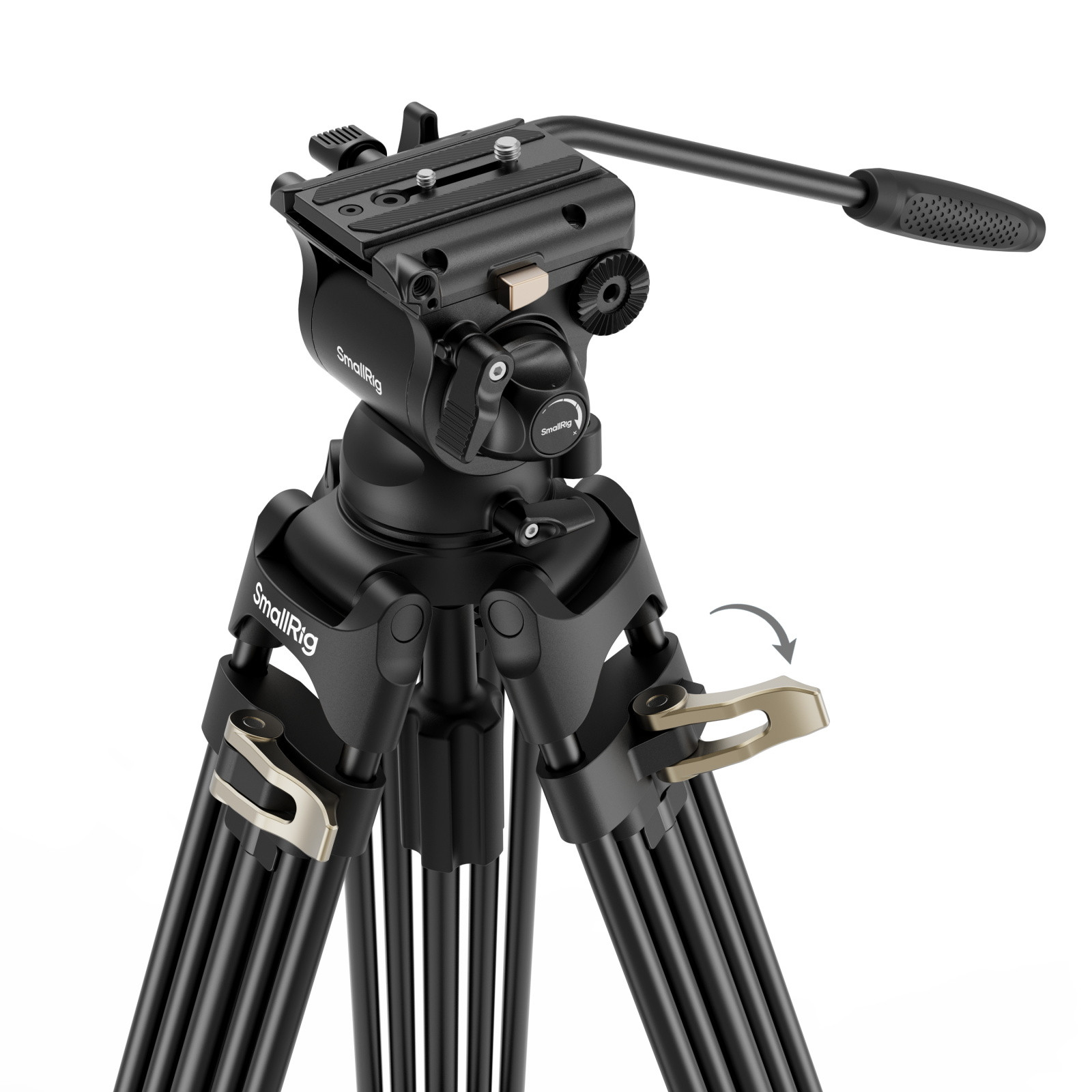 SmallRig AD-01 heavy-duty tripod with fluid head